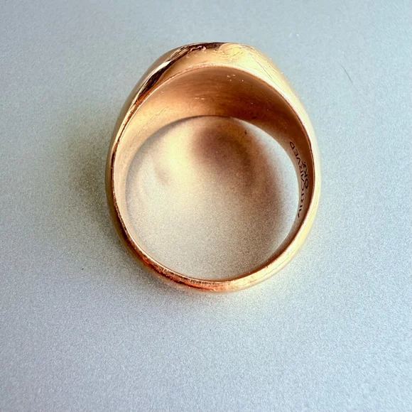 10k Solid Yellow Gold Artcarved Indiana University IU Class Ring Heavy